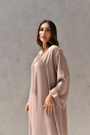 Brown Classy Randa Kaftan