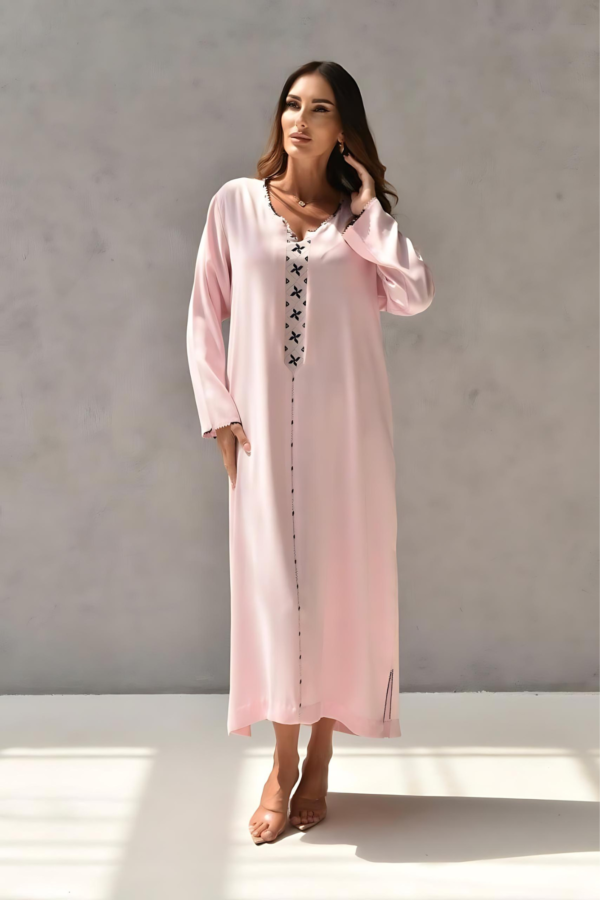 ⁦Pink Randa Classy Kaftan⁩ - الصورة ⁦5⁩