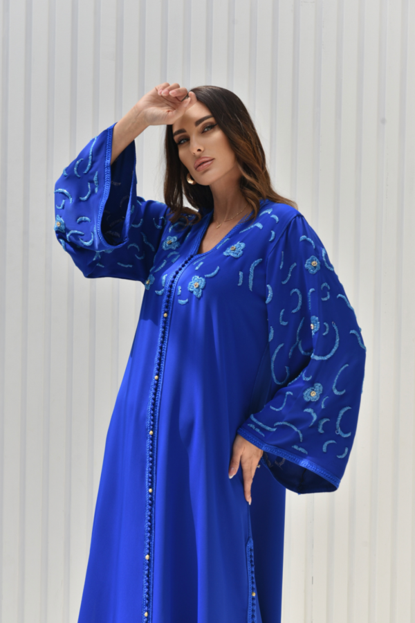 Navy Blue Royal Kaftan - Image 3