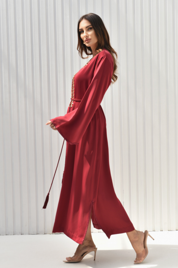 Red Luxurious Dress Kaftan