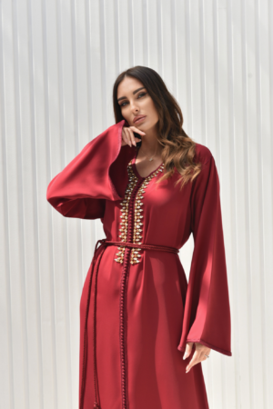 Red Luxurious Dress Kaftan