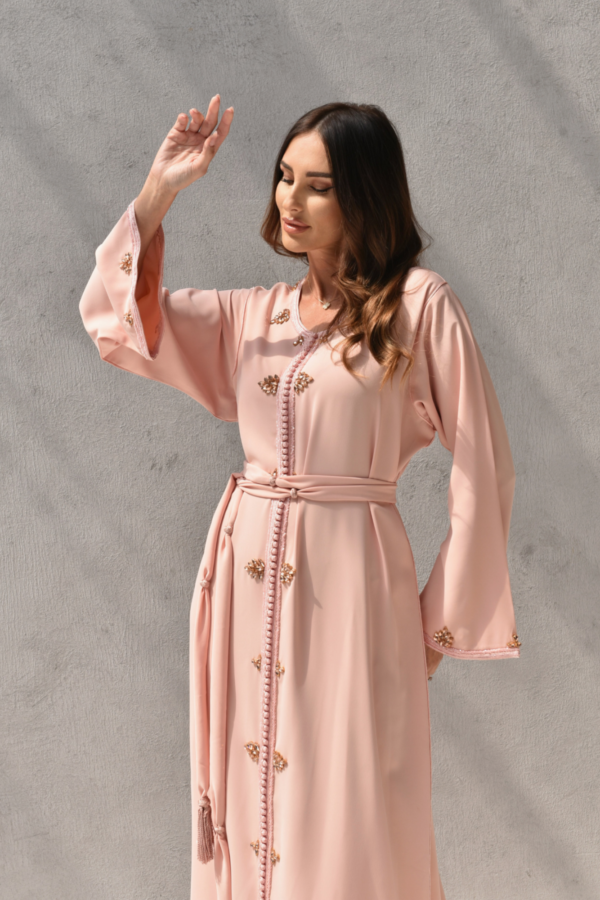 Peach Classy Kaftan