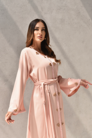 Peach Classy Kaftan