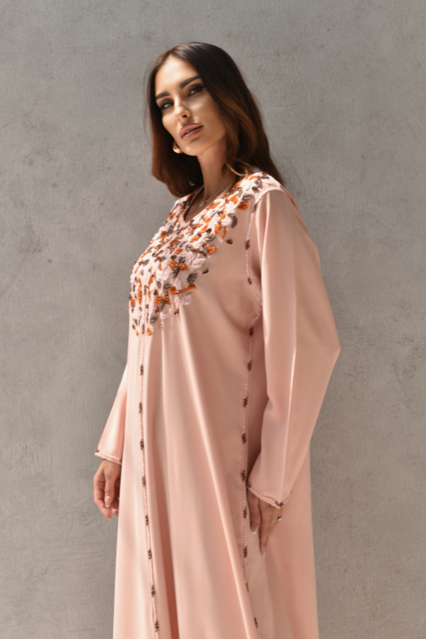 ⁦Royal Peach Kaftan⁩ - الصورة ⁦3⁩