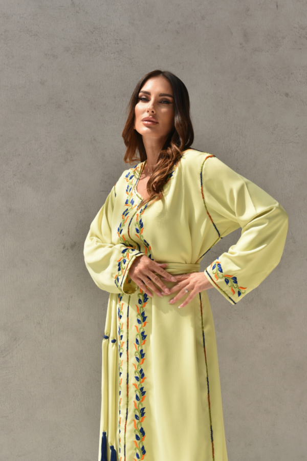 Yellow Occasions Kaftan - Image 3