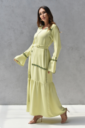 Yellow Dress Kaftan