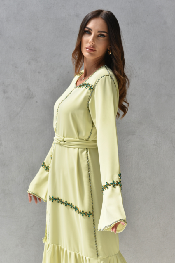 Yellow Dress Kaftan
