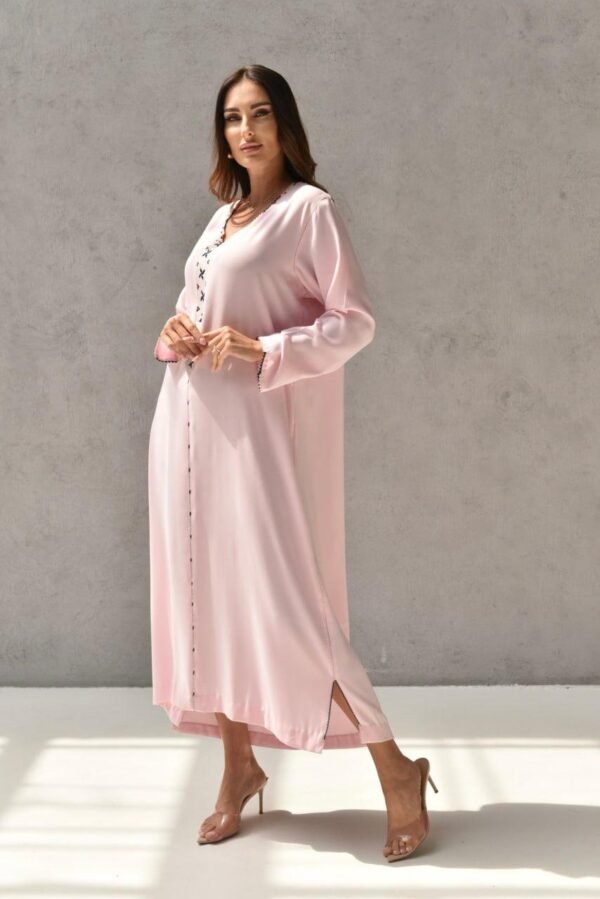 ⁦Pink Randa Classy Kaftan⁩ - الصورة ⁦2⁩