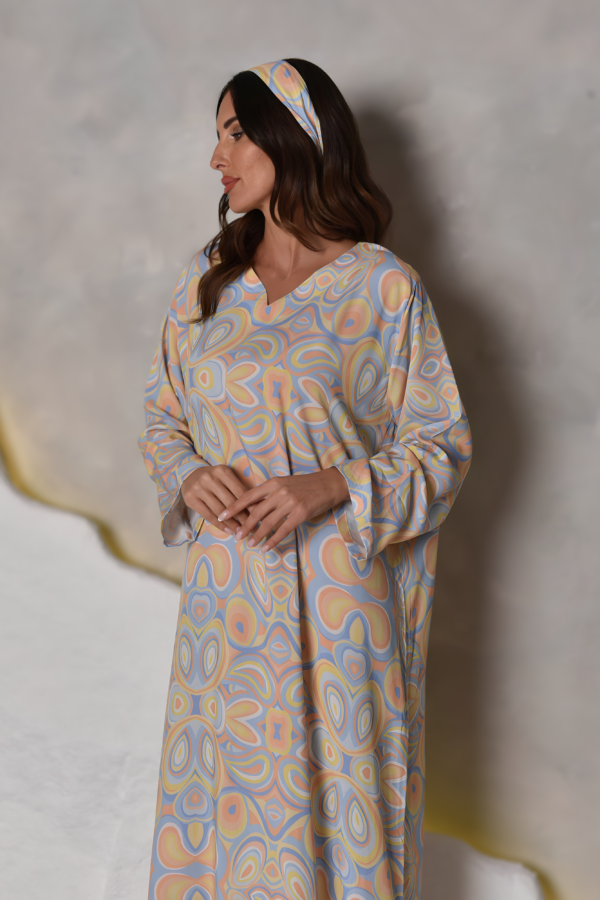 Colorful Pastel Occasions Kaftan