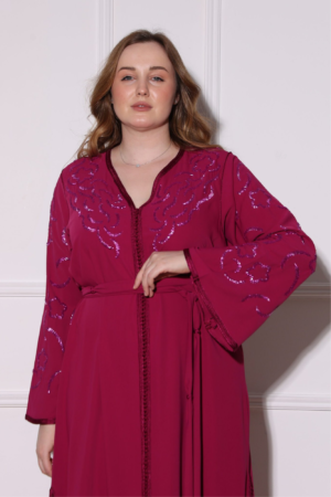Dark Pink Barbie Kaftan