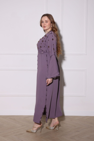 Purple Swarvoski Kaftan