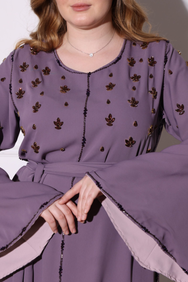Purple Swarvoski Kaftan - Image 3