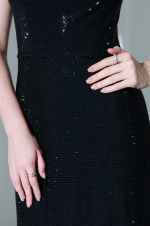 Sequin Luxury Black Dress